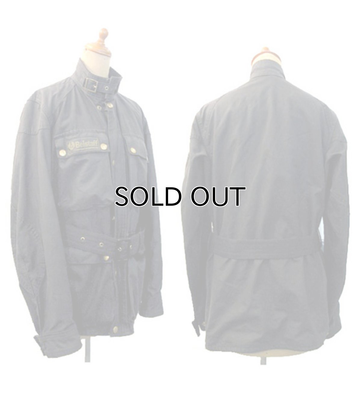 画像3: 1970's Belstaff "ROAD MASTER II" Wax Cotton Biker Jacket Black size 34  (表記 EU40) (3)