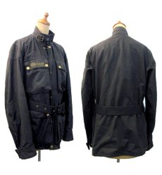 画像3: 1970's Belstaff "ROAD MASTER II" Wax Cotton Biker Jacket　Black　size 34  (表記 EU40) (3)