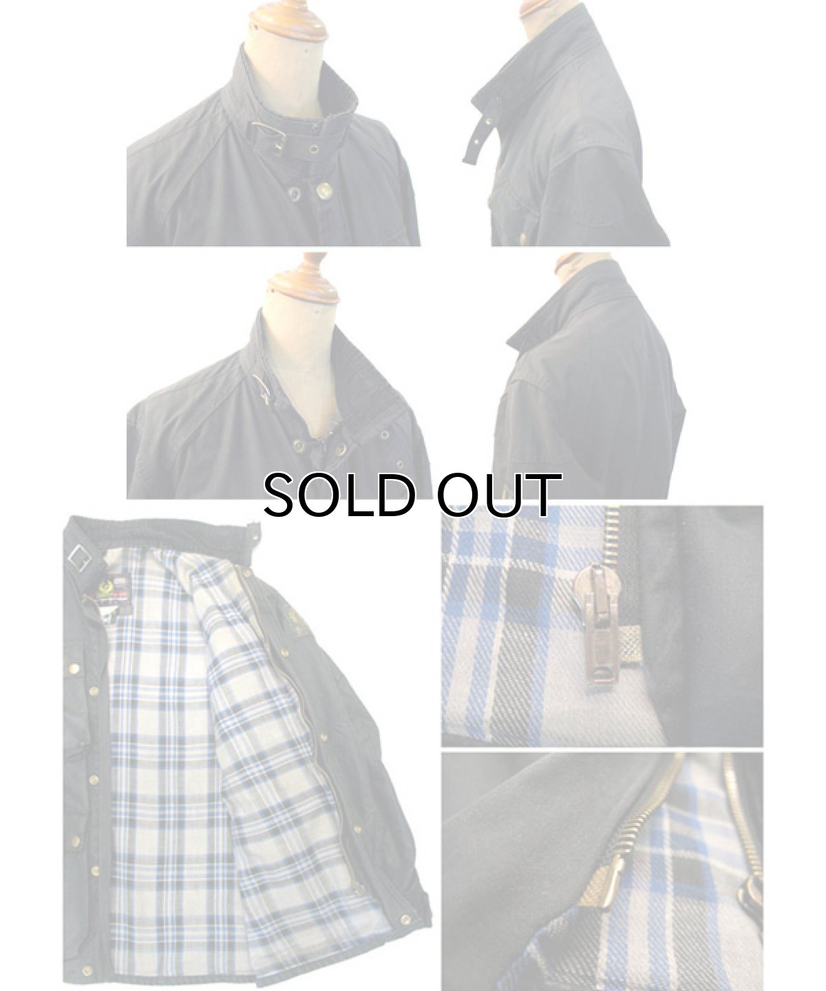 画像5: 1970's Belstaff "ROAD MASTER II" Wax Cotton Biker Jacket Black size 34  (表記 EU40) (5)