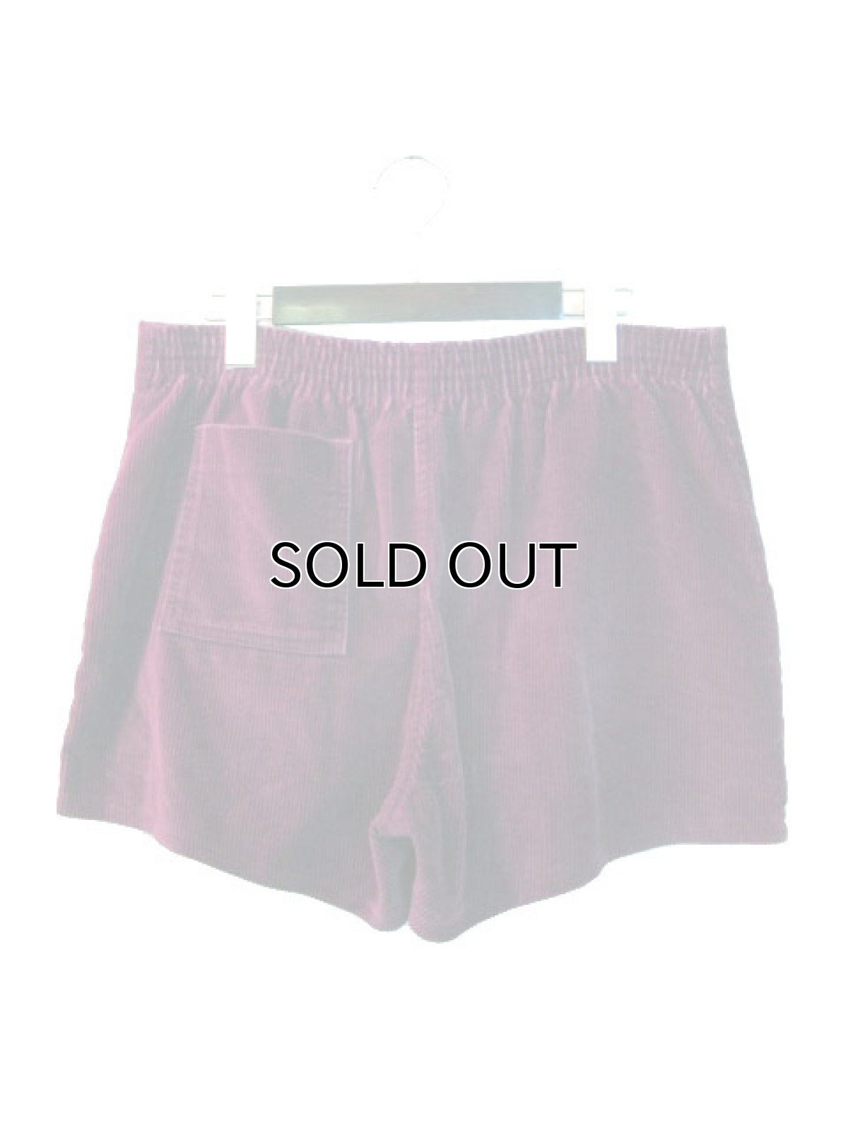 画像2: 1980's "OCEAN PACIFIC" CORDUROY SHORTS "BURGUNDY" size w 32.5~35.5inch (表記36) (2)