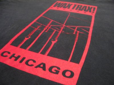画像3: "WAX TRAX RECORDS CHICAGO"  Print Tee  BLACK　size XL~ (表記 XL)