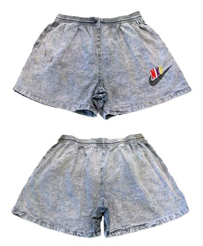 画像1: 1990's "NIKE" BOOT Chemical Wash Easy Shorts 　size w 30~35inch (表記 XL)