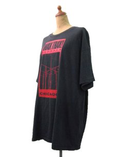 画像3: "WAX TRAX RECORDS CHICAGO"  Print Tee  BLACK　size XL~ (表記 XL) (3)