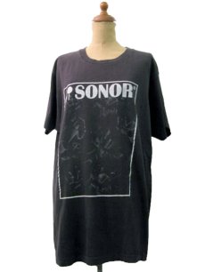 画像1: 1980's "SONOR"  Print Tee  BLACK　size L (表記 不明) (1)