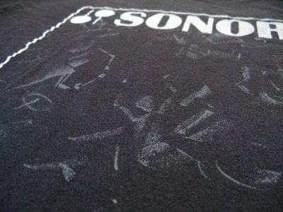 画像3: 1980's "SONOR"  Print Tee  BLACK　size L (表記 不明)