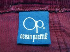 画像4: 1980's "OCEAN PACIFIC" CORDUROY SHORTS "BURGUNDY"　size w 32.5~35.5inch (表記36) (4)