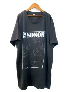 画像3: 1980's "SONOR"  Print Tee  BLACK　size L (表記 不明) (3)