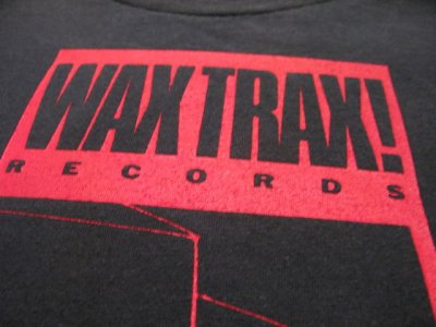画像2: "WAX TRAX RECORDS CHICAGO"  Print Tee  BLACK　size XL~ (表記 XL)