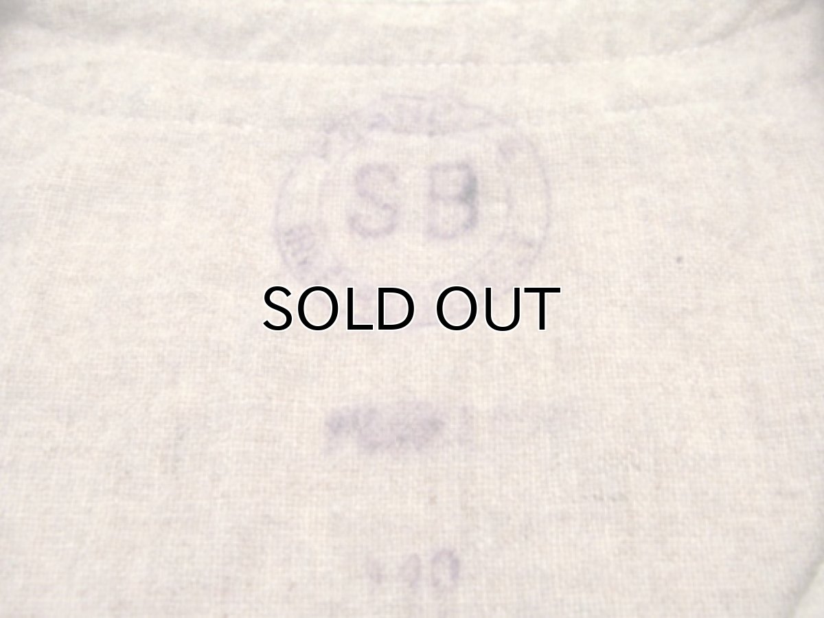 画像4: 1950's~ French Cotton / Wool Vest　size L  (表記無し) (4)