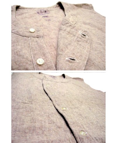 画像3: 1950's~ French Cotton / Wool Vest　size L  (表記無し)