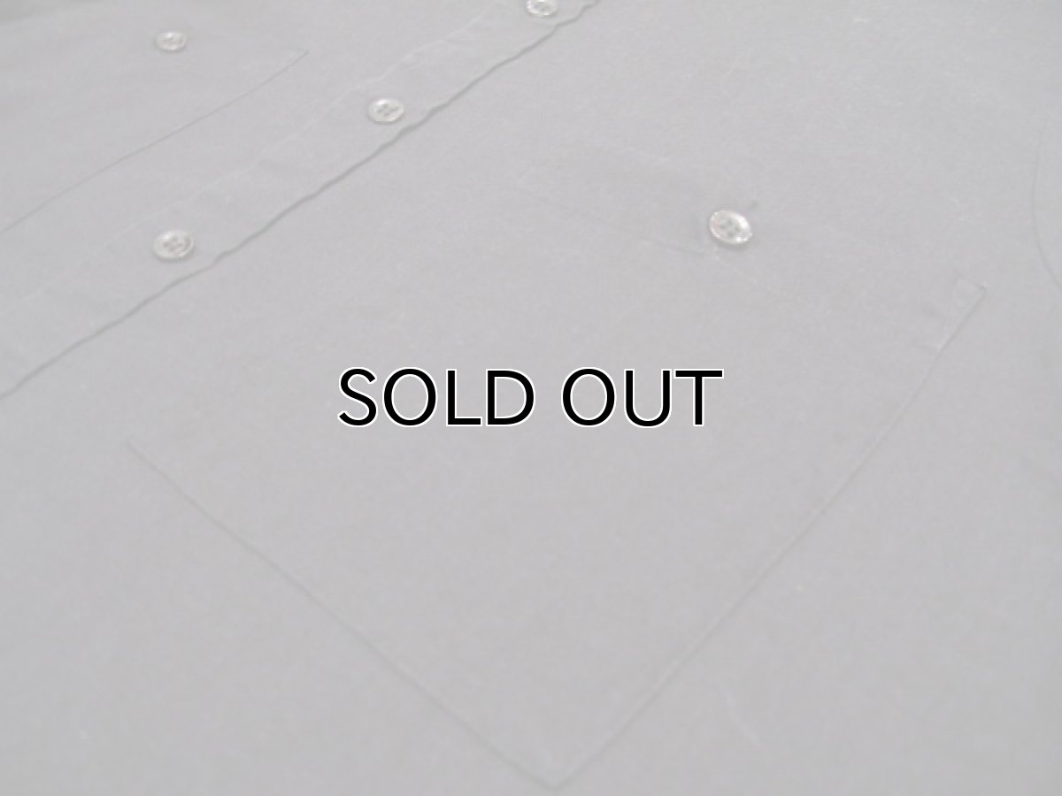 画像5: "Pierre Cardin" Cotton / Ramie L/S Shirts BLACK  size M  (表記 M) (5)