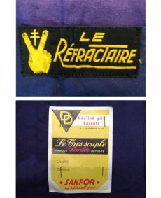 画像3: 1950's  French Linen / Cotton Work Jacket Dead Stock - one washed　size L (表記なし) (3)