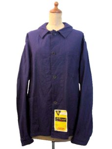 画像1: 1950's  French Linen / Cotton Work Jacket Dead Stock - one washed　size L (表記なし) (1)