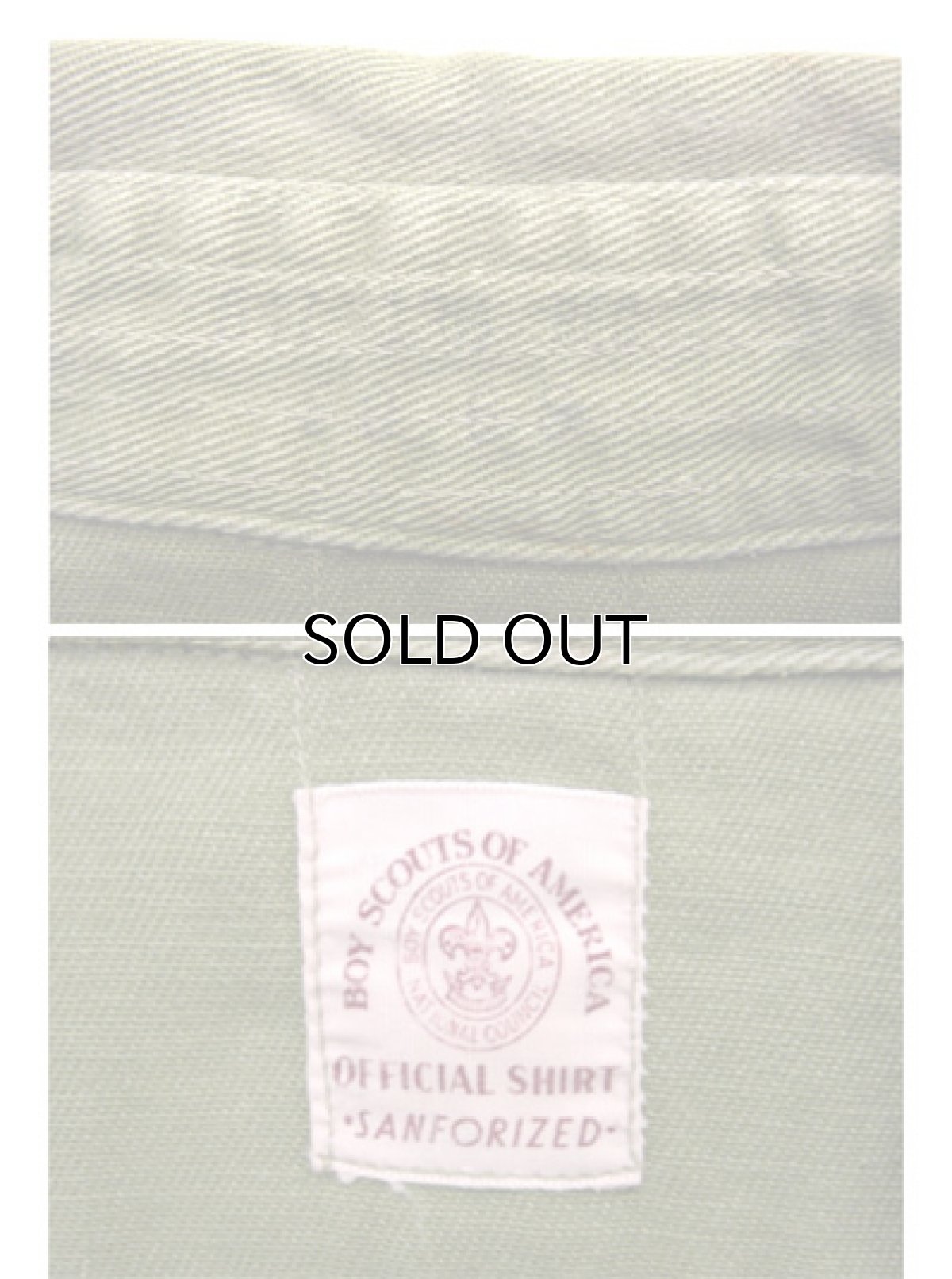 画像3: 1960's "BOY SCOUT"  All Cotton L/S Embroidery Shirts  size XS - S  (表記 13 1/2) (3)