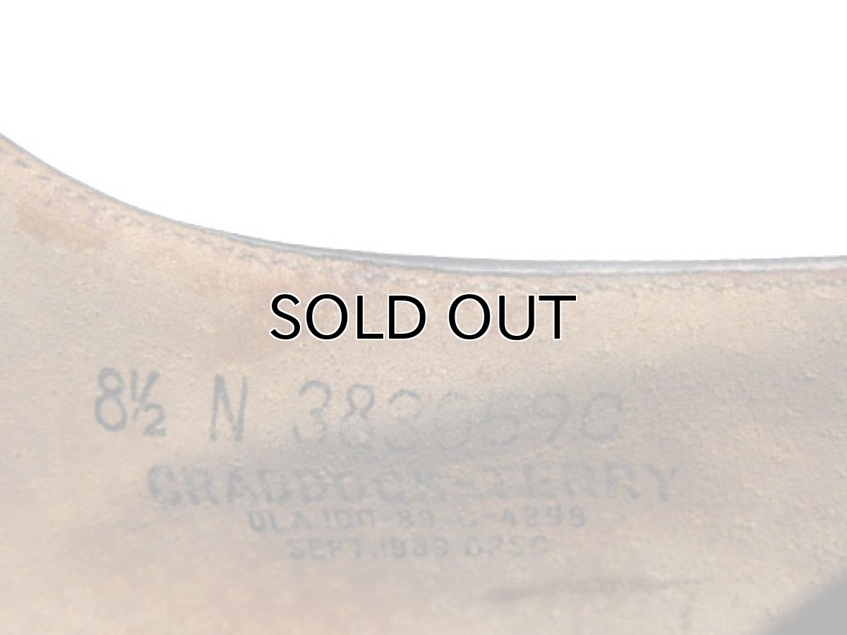 画像5: 1989's "US NAVY" Oxford Service Shoes　BLACK　size 8 1/2 N (5)