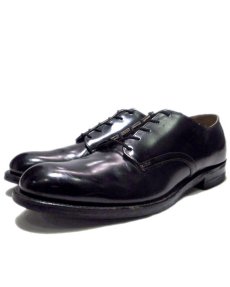 画像1: 1989's "US NAVY" Oxford Service Shoes　BLACK　size 8 1/2 N (1)