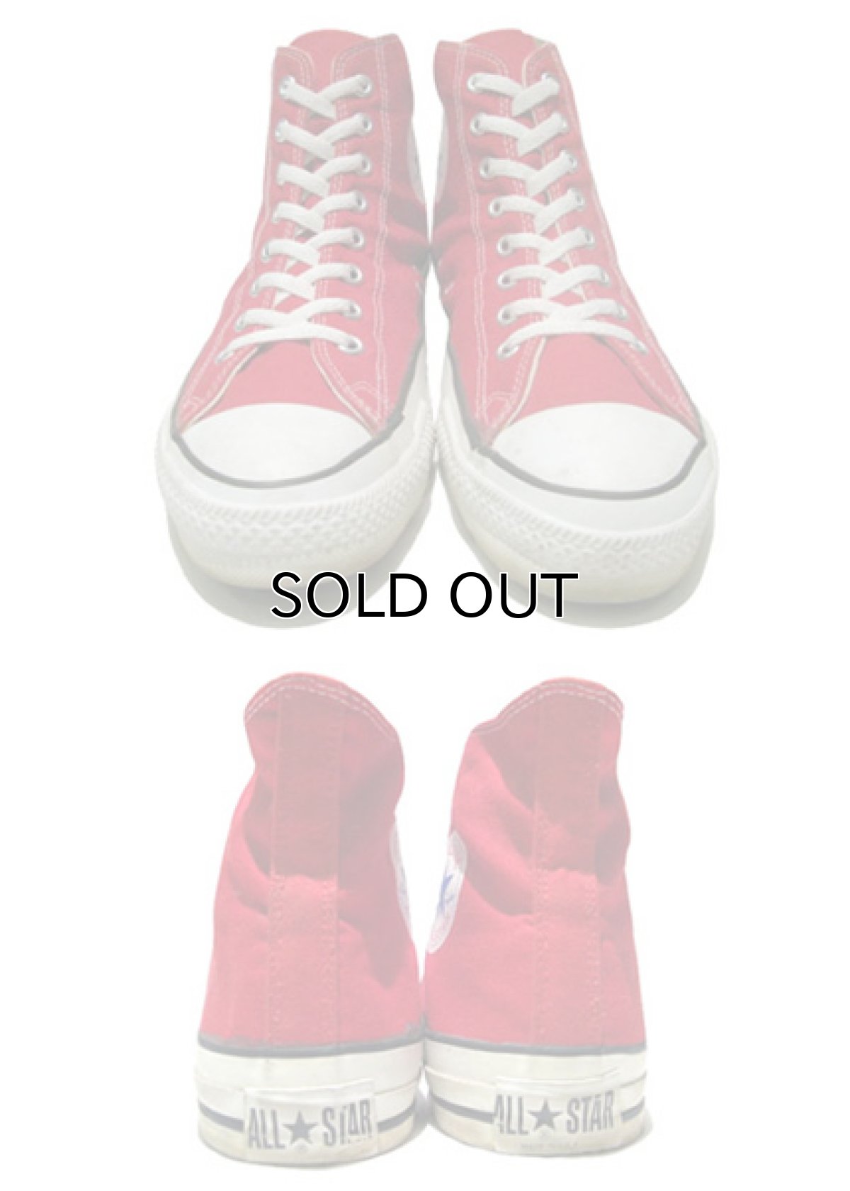 画像3: 1990's "CONVERSE" ALL STAR HI made in USA RED  size 11 (29.5cm) (3)