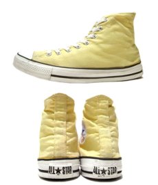 画像2: 1990's "CONVERSE" ALL STAR HI made in USA　LIGHT YELLOW 　size 10 (28.5cm) (2)