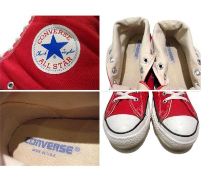 画像2: 1990's "CONVERSE" ALL STAR HI made in USA　RED 　size 11 (29.5cm)