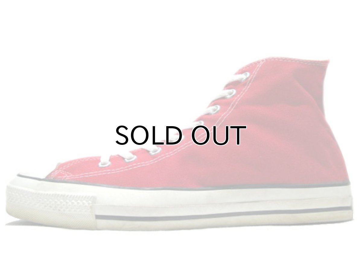 画像2: 1990's "CONVERSE" ALL STAR HI made in USA RED  size 11 (29.5cm) (2)