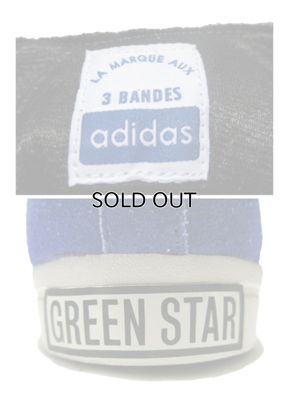 画像4: adidas "GREEN STAR"  Suede Sneaker  BLUE　size 9.5 (4)