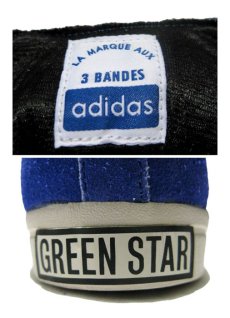 画像4: adidas "GREEN STAR"  Suede Sneaker  BLUE　size 9.5 (4)