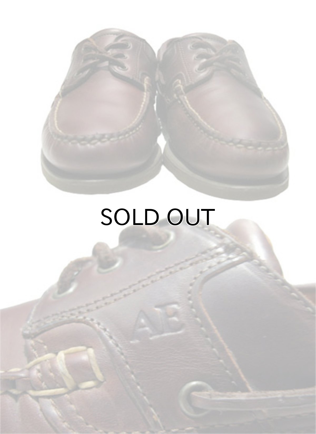 画像3: ~1980's "Allen Edmonds" Leather Deck Shoes　BROWN　size 9 1/2 D (3)