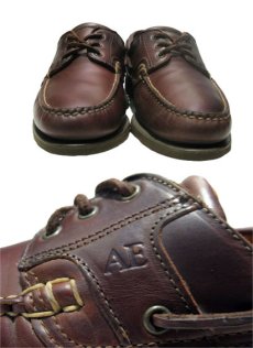 画像3: ~1980's "Allen Edmonds" Leather Deck Shoes　BROWN　size 9 1/2 D (3)