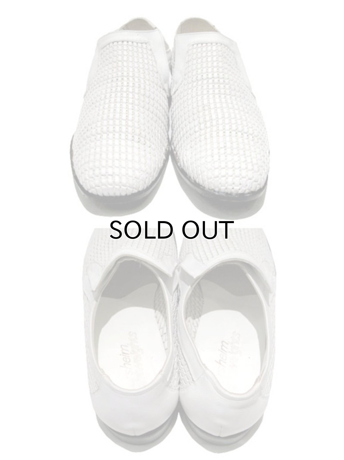 画像3: 1970's "Florsheim" Leather Mesh Shoes　WHITE　size 9C (3)