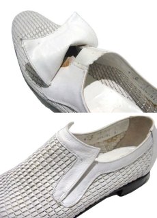 画像5: 1970's "Florsheim" Leather Mesh Shoes　WHITE　size 9C (5)