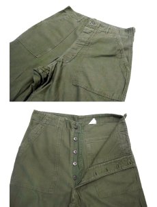 画像4: 1960's US Military Utility Baker Pants　size ~ w 33 inch (表記 Medium) (4)