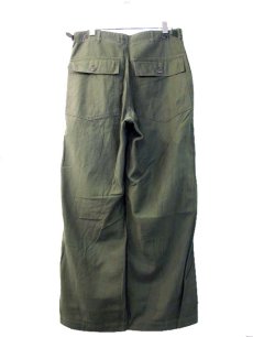 画像2: 1960's US Military Utility Baker Pants　size ~ w 33 inch (表記 Medium) (2)