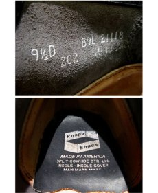 画像5: 1970's "KNAPP" Work Boots Dead Stock　BLACK　size 9 1/2 D (5)