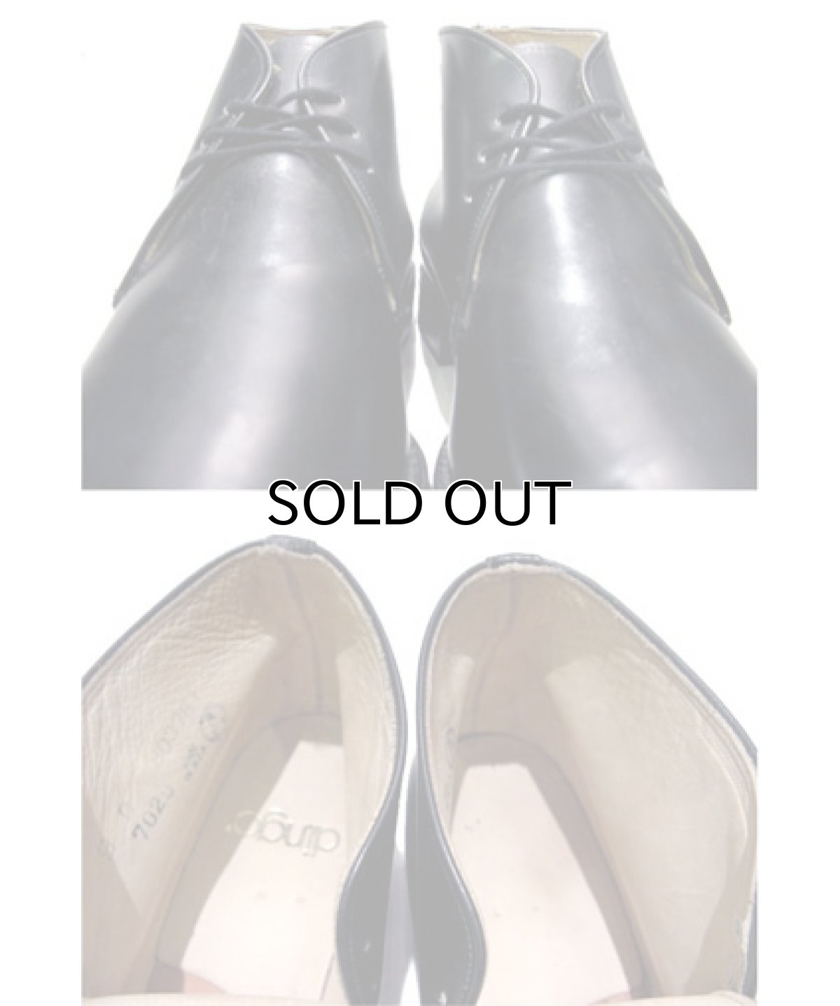 画像5: 1970's "Dingo" Leather Shoes Dead Stock　Black　size cm (表記 9 1/2) (5)