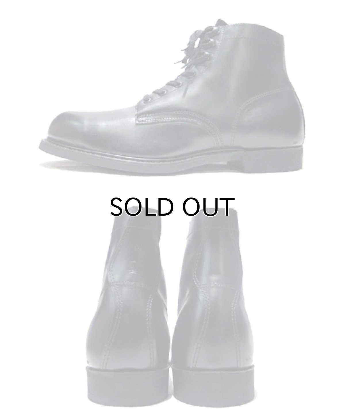 画像2: 1970's "KNAPP" Work Boots Dead Stock　BLACK　size 9 1/2 D (2)