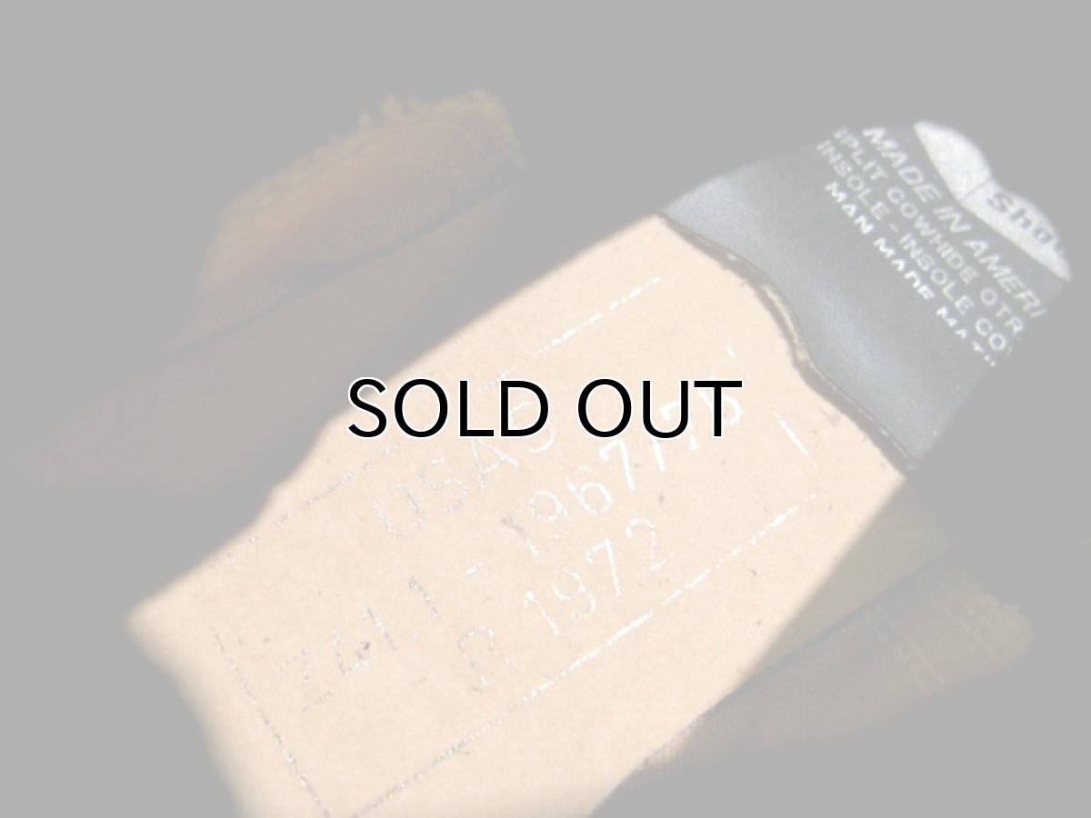 画像4: 1970's "KNAPP" Work Boots Dead Stock　BLACK　size 9 1/2 D (4)