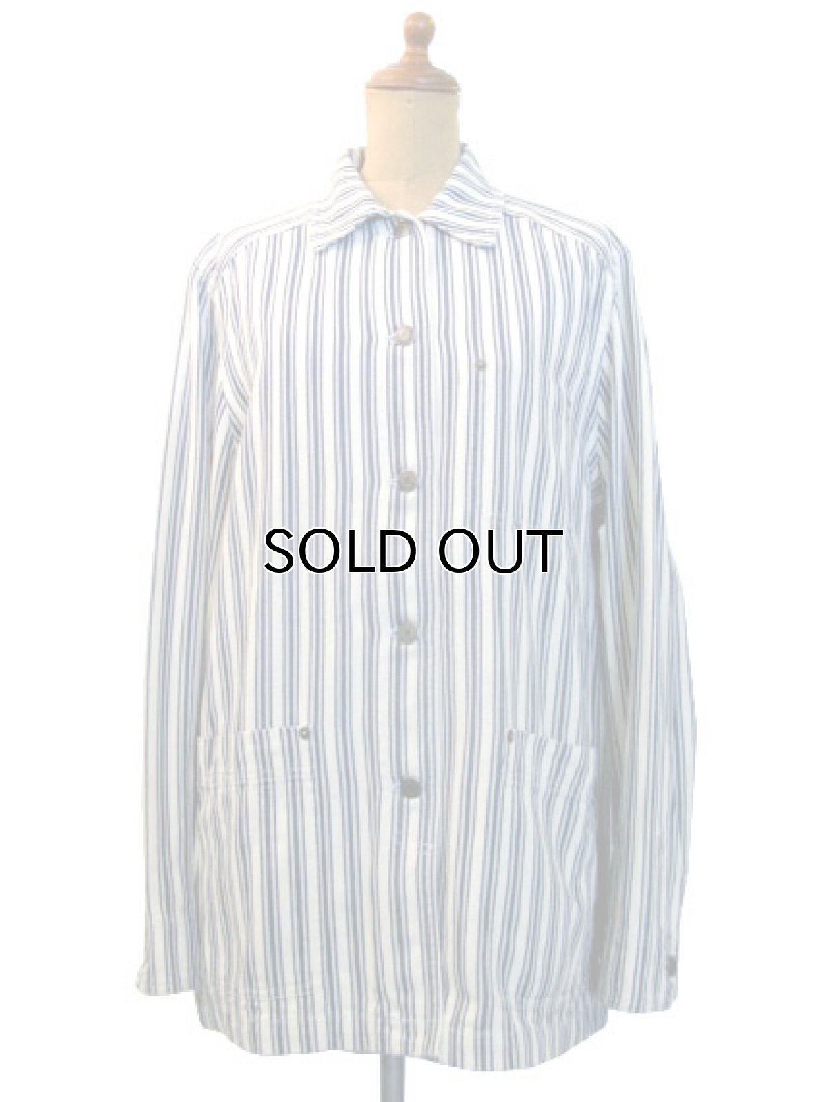 画像2: Ralph Lauren "LAUREN JEANS" Multi Stripe Coverall　size M (表記M) (2)