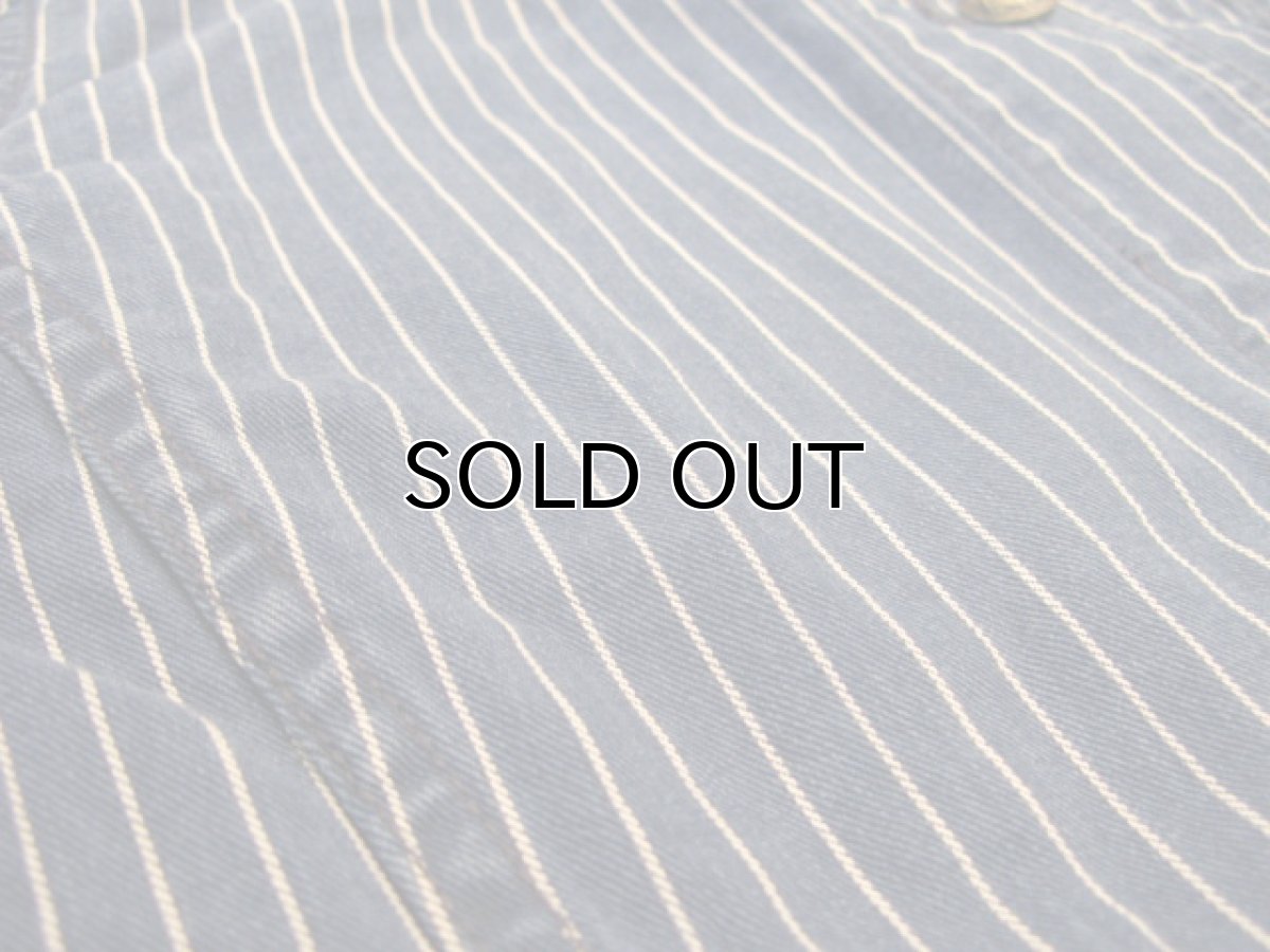 画像5: "Ralph Lauren" Indigo Stripe Cotton Coverall  Indigo / White size S (表記 L) (5)