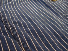 画像5: "Ralph Lauren" Indigo Stripe Cotton Coverall  Indigo / White　size S (表記 L) (5)