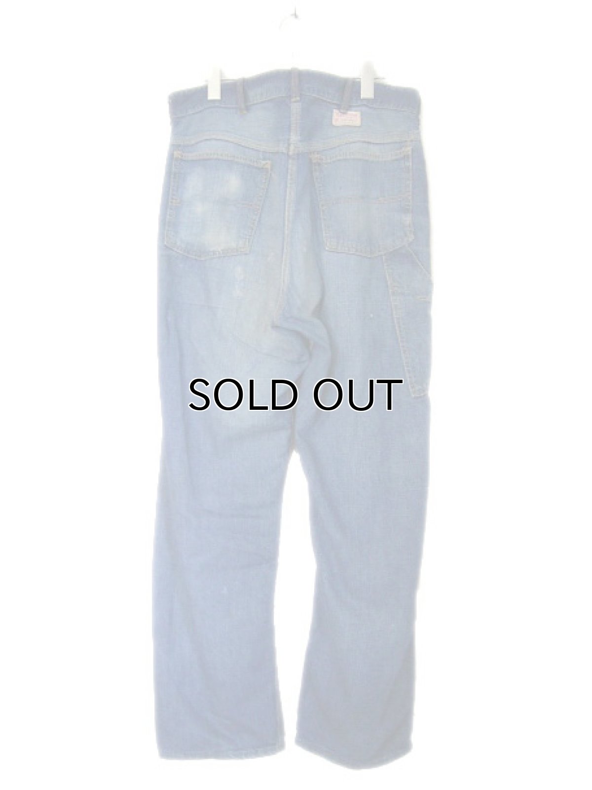 画像2: 1950's "Rail Chief" Denim Painter Pants　size w 34.5 inch (表記 なし) (2)