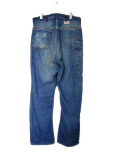 画像2: 1950's "Rail Chief" Denim Painter Pants　size w 34.5 inch (表記 なし) (2)