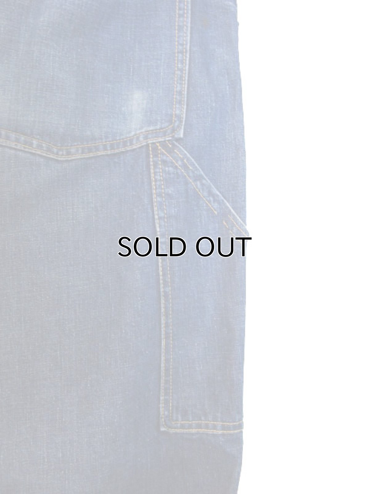 画像5: 1950's "CROWN" Denim Painter Pants　size 34.5 inch (表記 なし) (5)