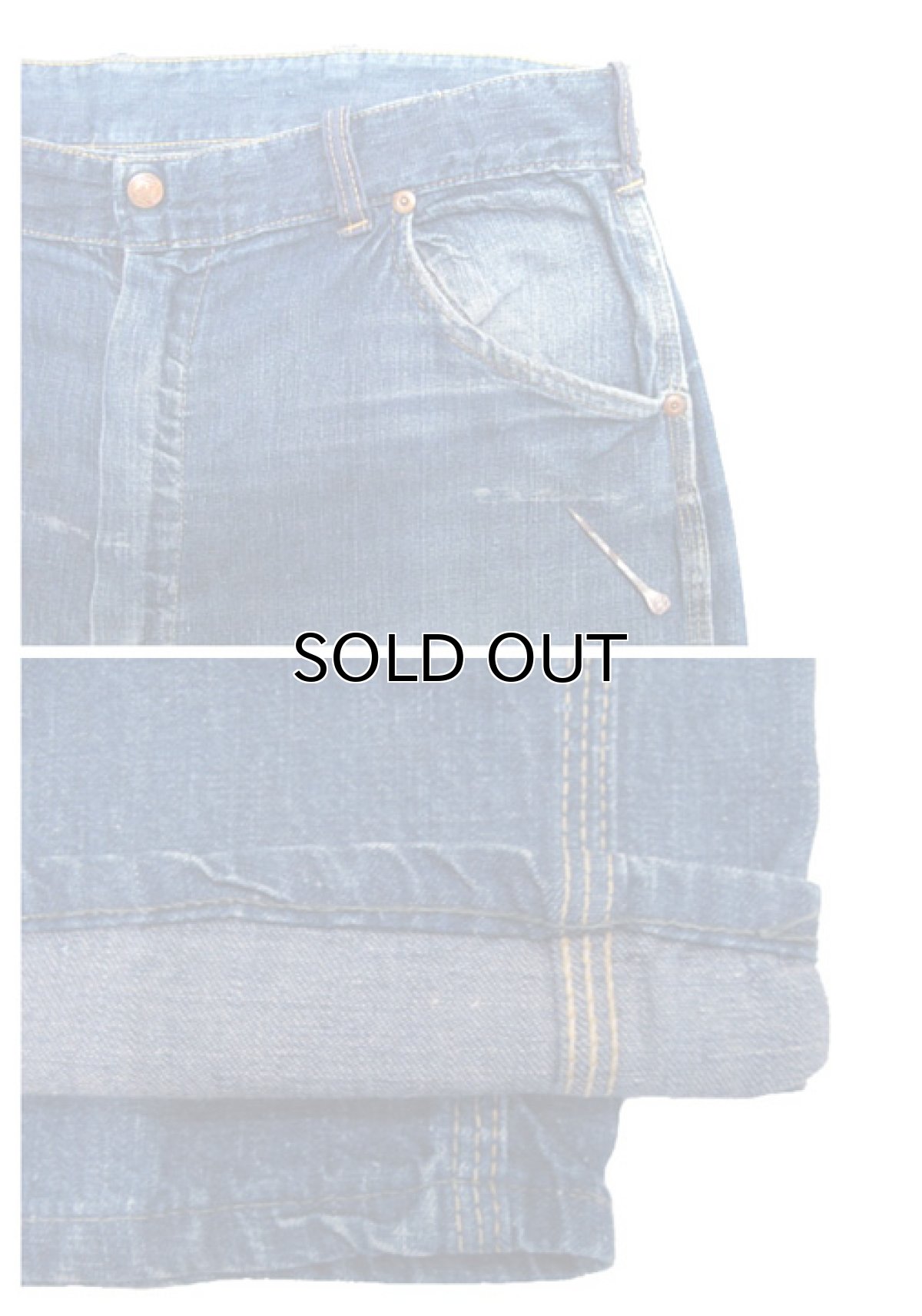 画像5: 1950's "Rail Chief" Denim Painter Pants　size w 34.5 inch (表記 なし) (5)