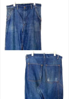 画像3: 1950's "CROWN" Denim Painter Pants　size 34.5 inch (表記 なし) (3)