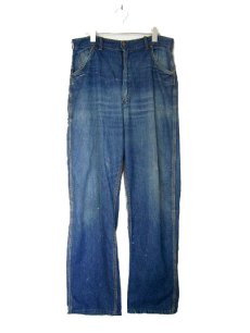 画像1: 1950's "Rail Chief" Denim Painter Pants　size w 34.5 inch (表記 なし) (1)