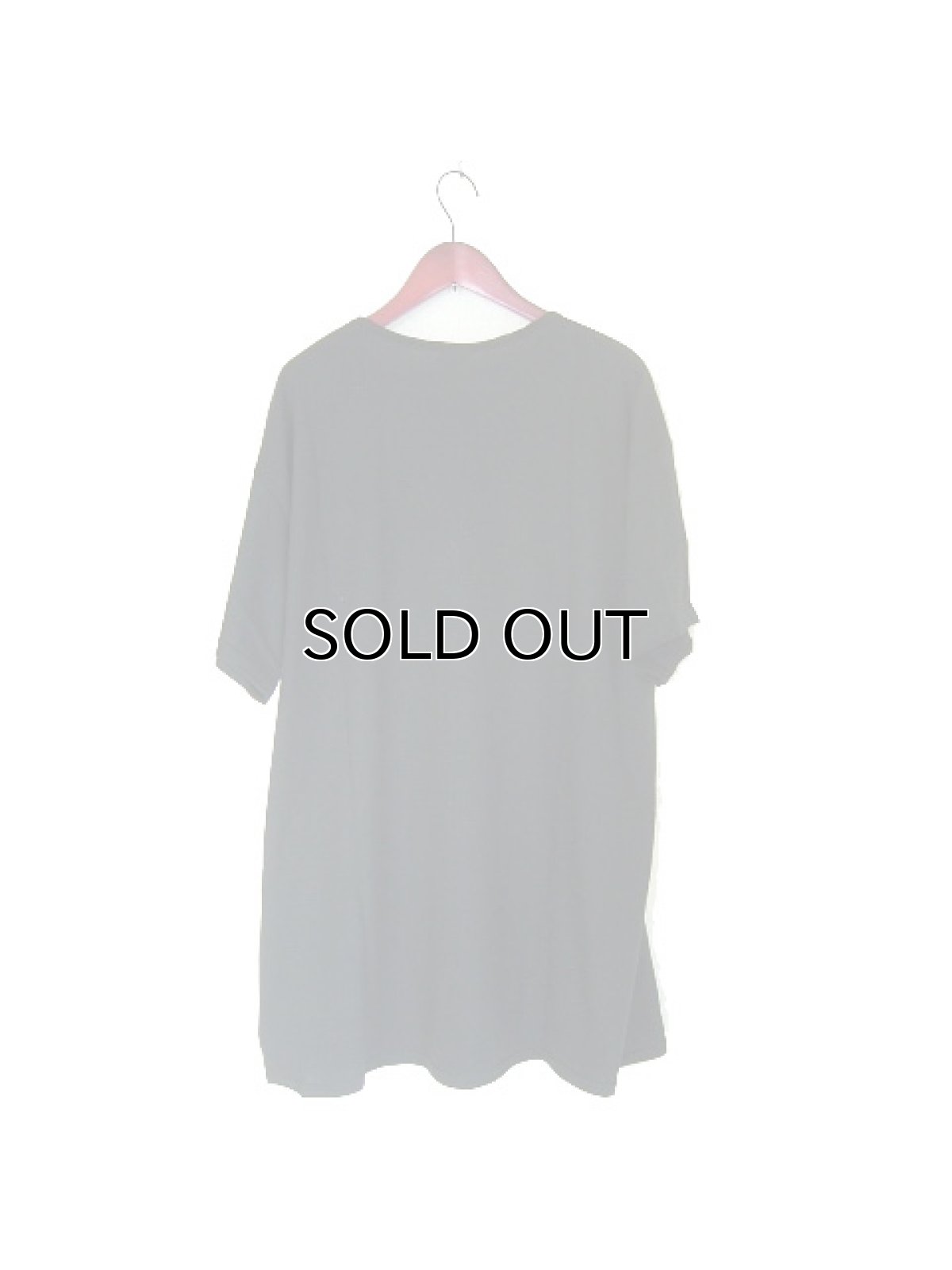 画像2: "ポエムのTee"  半袖ビッグT　 " 四角 "　 BLACK / SILVER　size  XL (2)