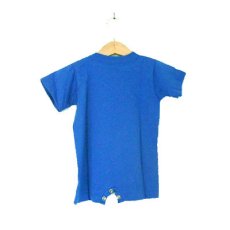 画像3: "ポエムのロンパース"  for KID'S　 " P "　 ブルー　size 24 M (3)