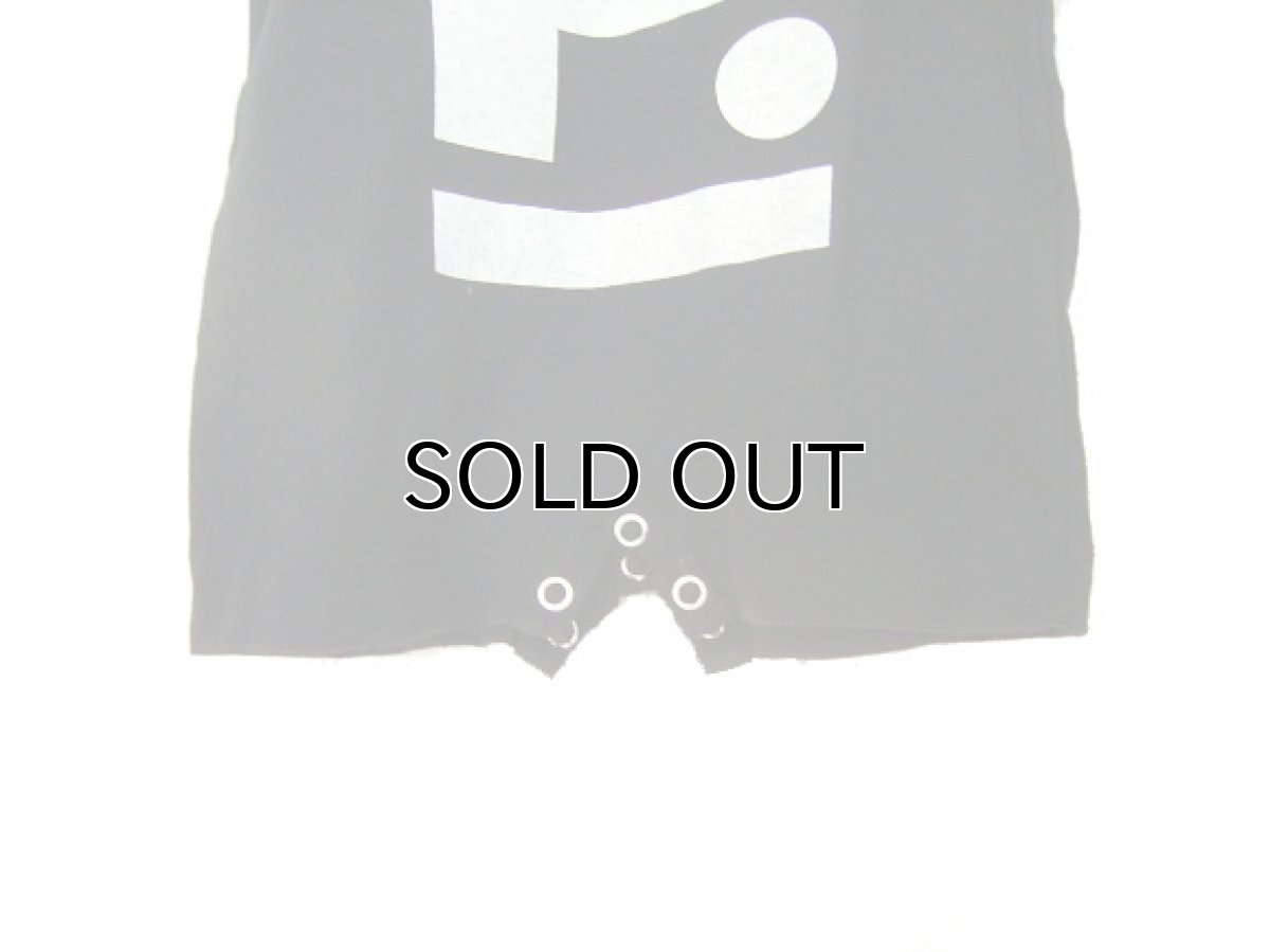 画像2: "ポエムのロンパース"  for KID'S　 " P "　 Black　size 18 M / 24 M (2)