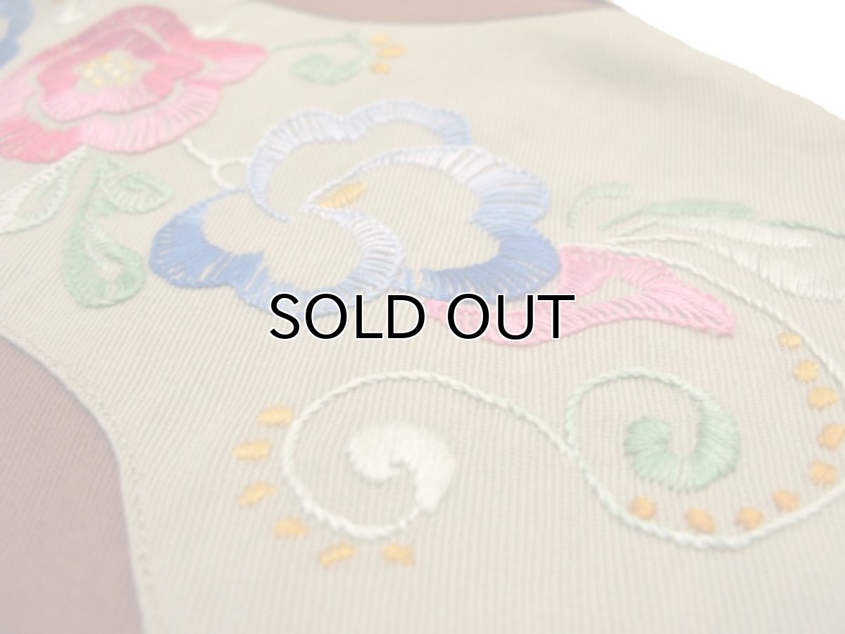 画像4: 1970's Embroidery Western Shirts　size S - M  (表記 無し) (4)