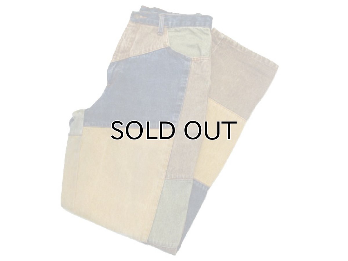 画像5: 1990's "PHILIP" Crazy Pattern Denim Pants　size 31.5 inch (表記 40) (5)